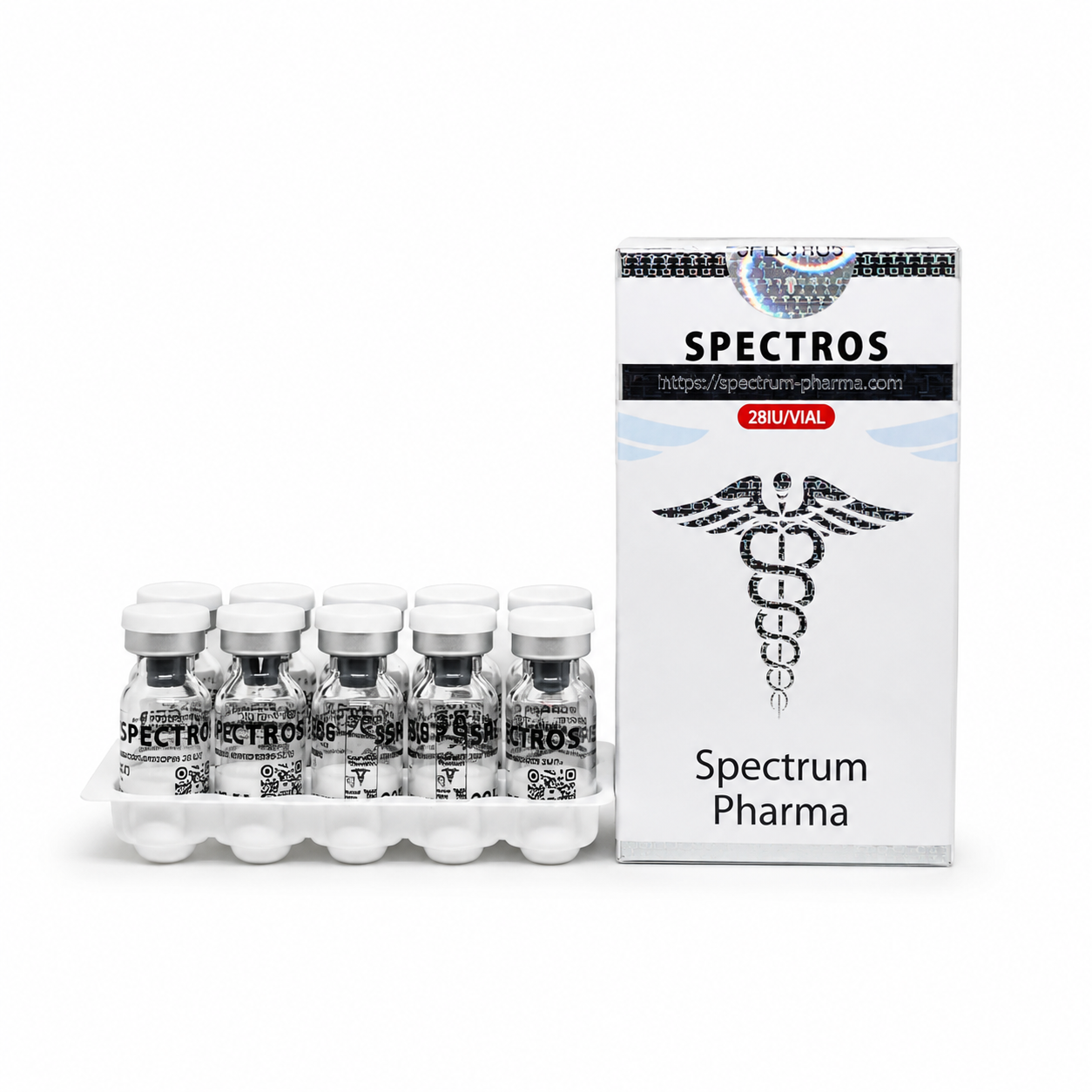 Spectros 280iu packaging