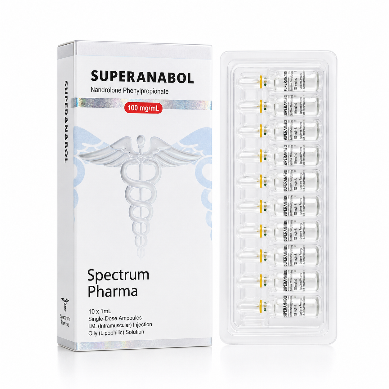 Superanabol 100mg/ml packaging