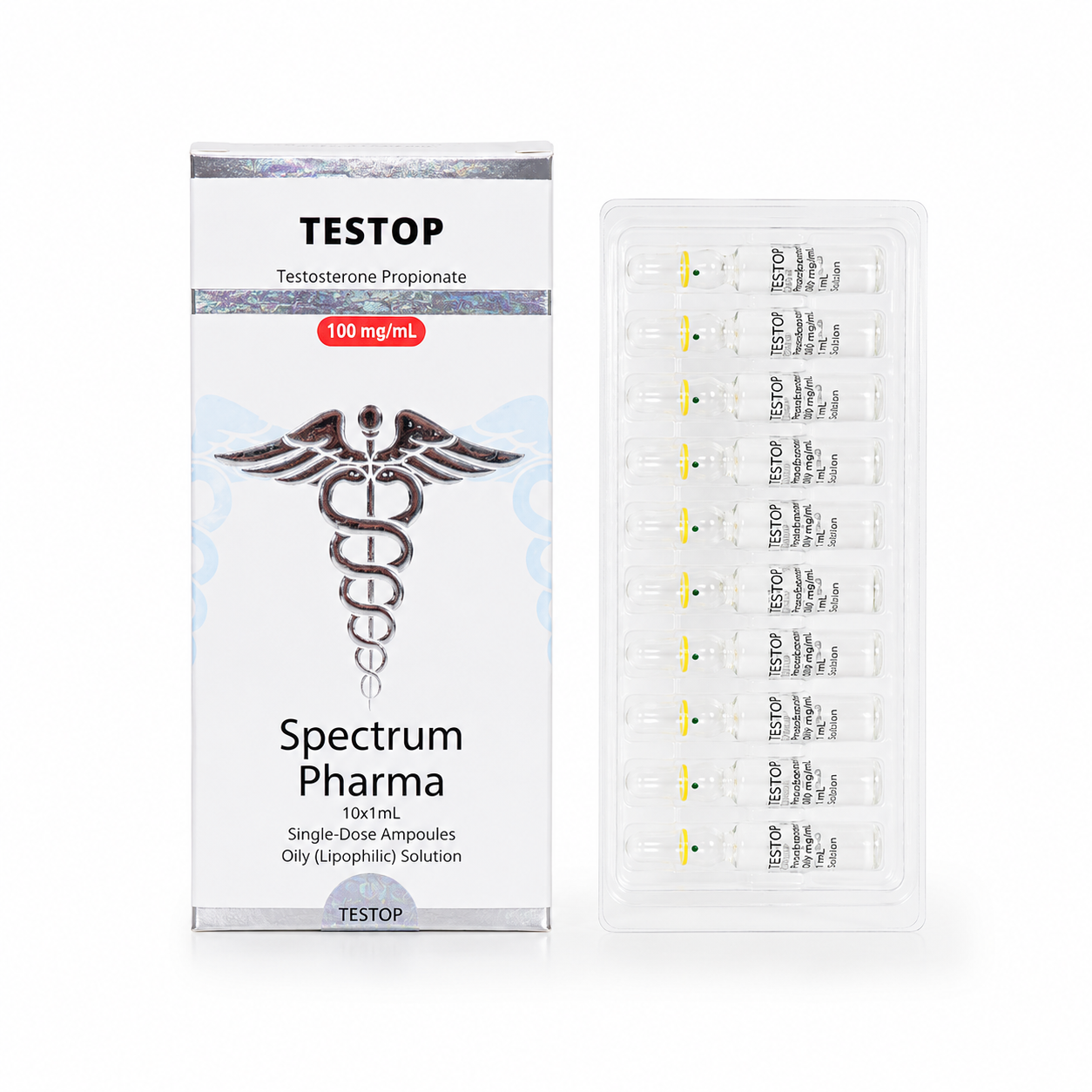 TESTOP 100 packaging