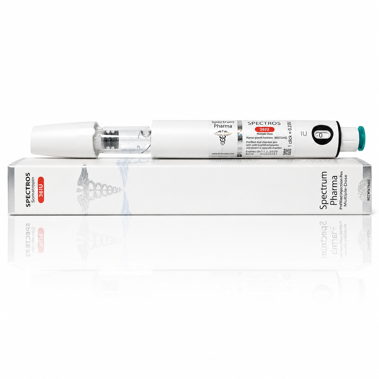 SPECTROS 36IU PEN packaging